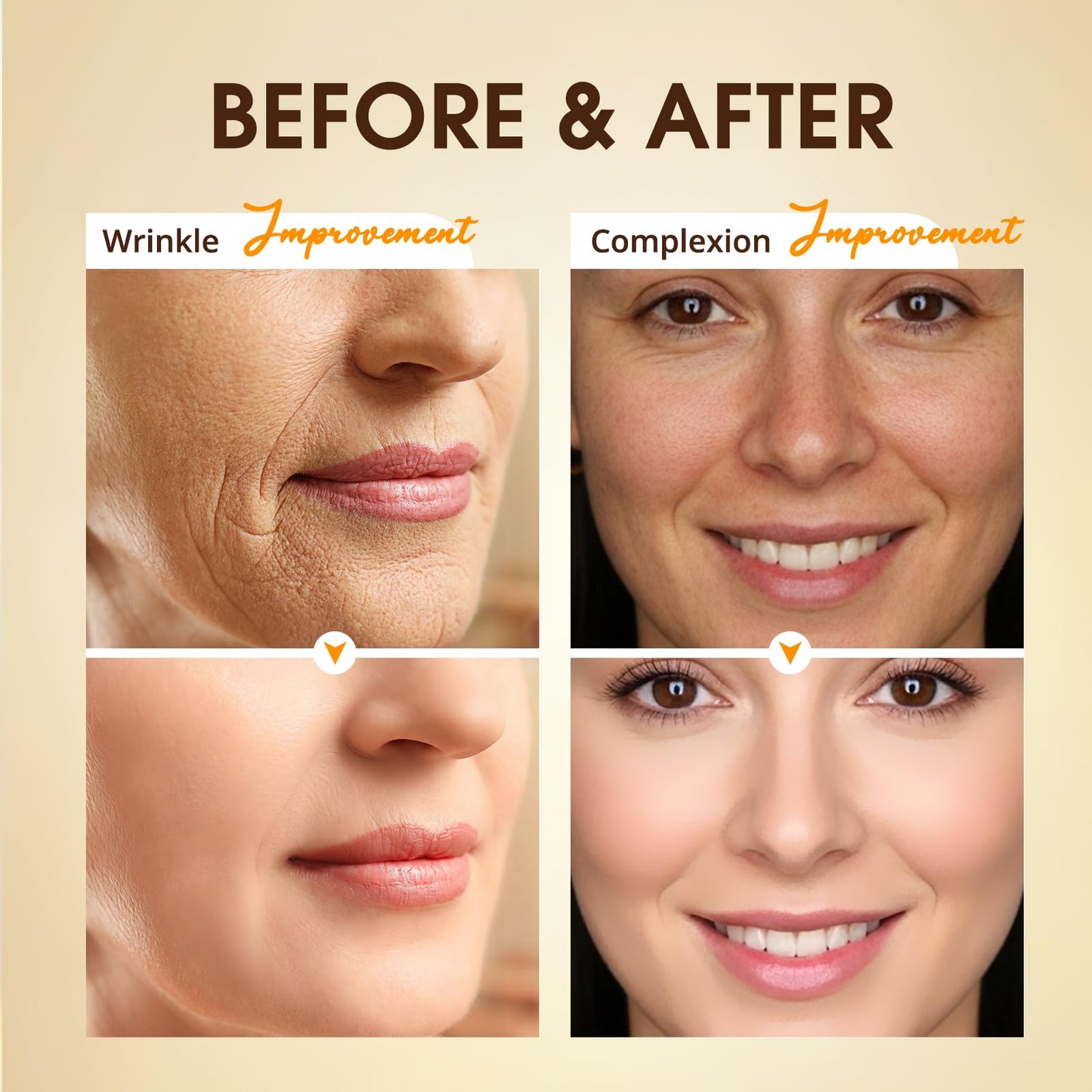 Retinol Collagen Serum for Face: Anti Aging &Anti Wrinkle Repair Peptide Serum with Hyaluronic Acid Hydration Booster-Day/Night Facial Firming Neck Skin Care for Women/Men(1.70 Fl Oz)