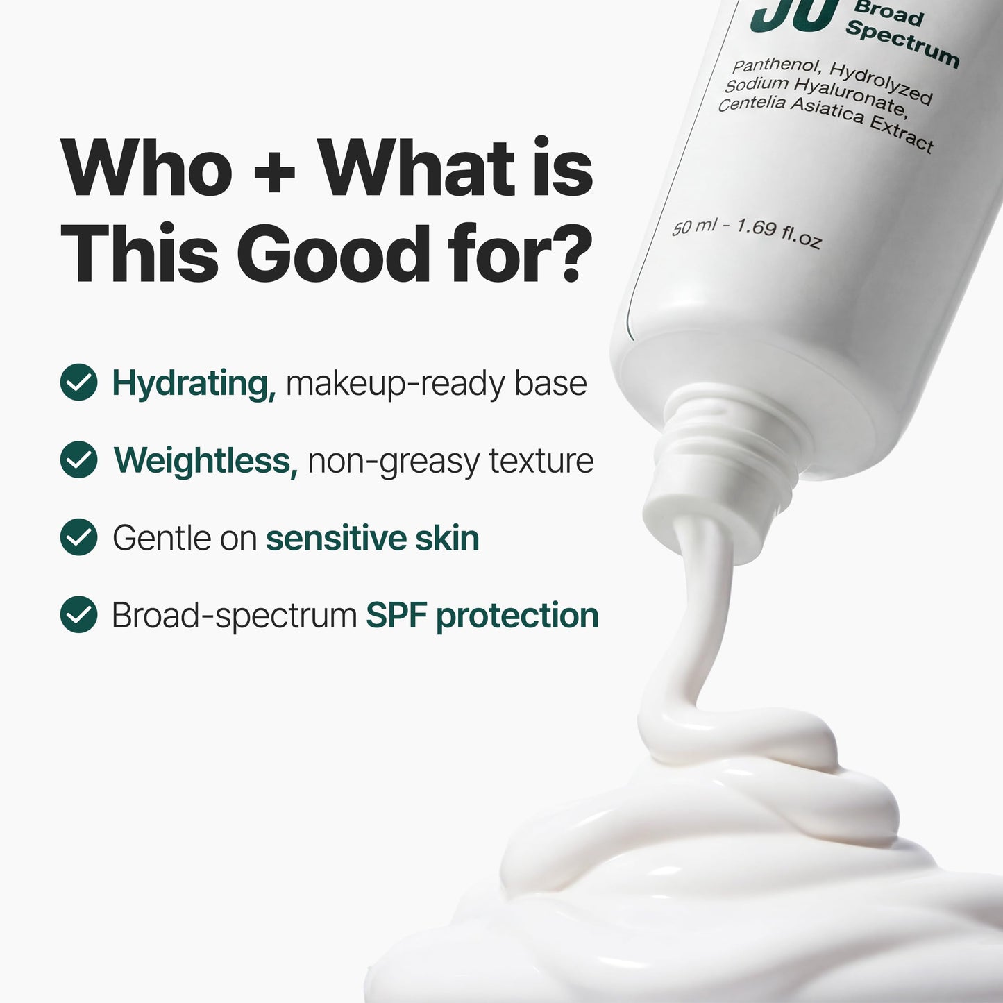 P.CALM Water Barrier Sunscreen SPF50+ PA++++, 50ml / 1.69 oz