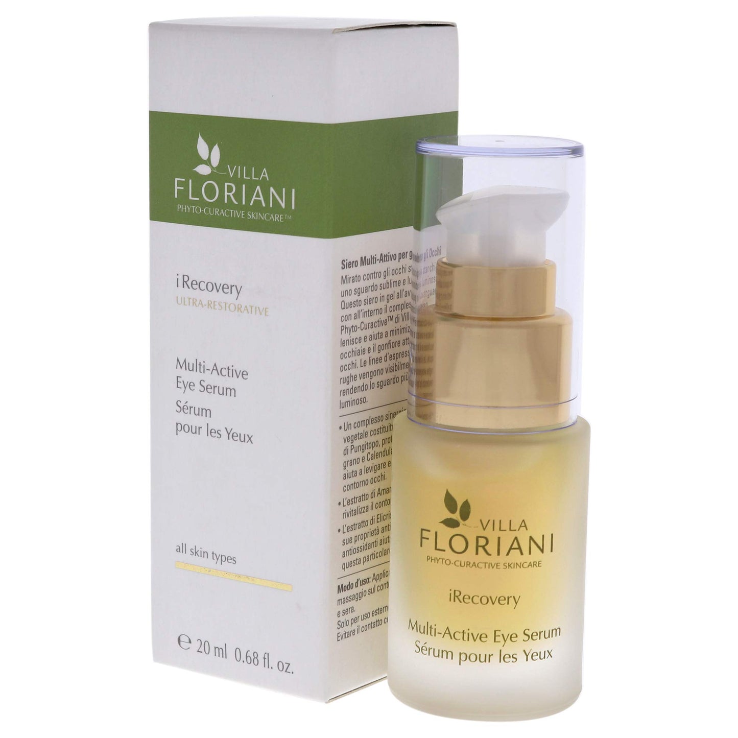 Villa Floriani Recovery Multi-Active Eye Serum Unisex Serum 0.68 oz
