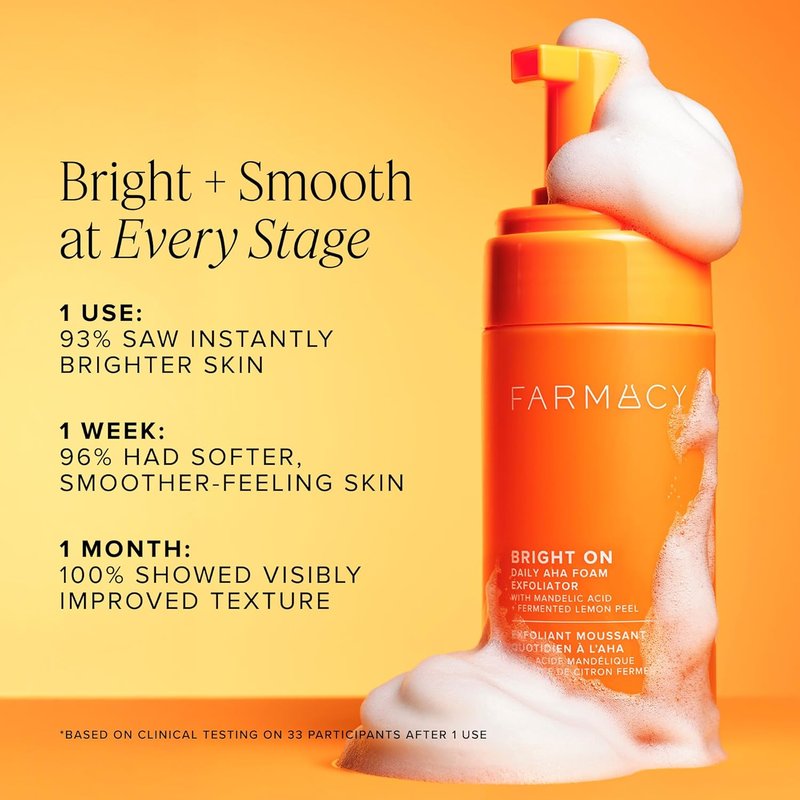 Bright On AHA Face Exfoliator & TXA Brightening Toner Set | Smooth Texture, Even Tone, Radiant Skin
