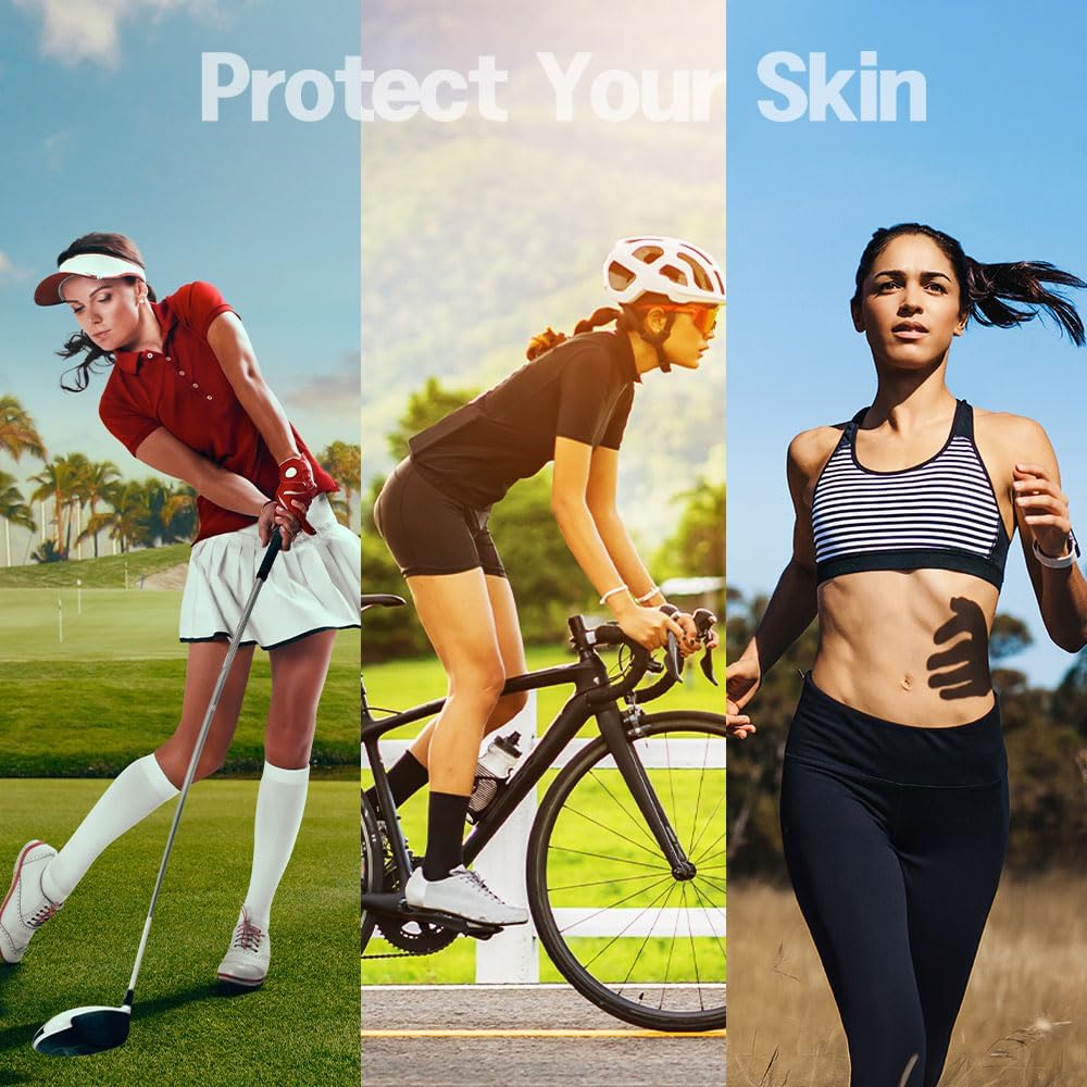 Transparent Sun Patch Ultra Thin Film UPF50+ UV Sunshield, Naked Nude Skin Patch, See-Through Makeup, 8 Cheek Patches + 4 Nose Patches, Ideal for Sports & Outdoor Activities