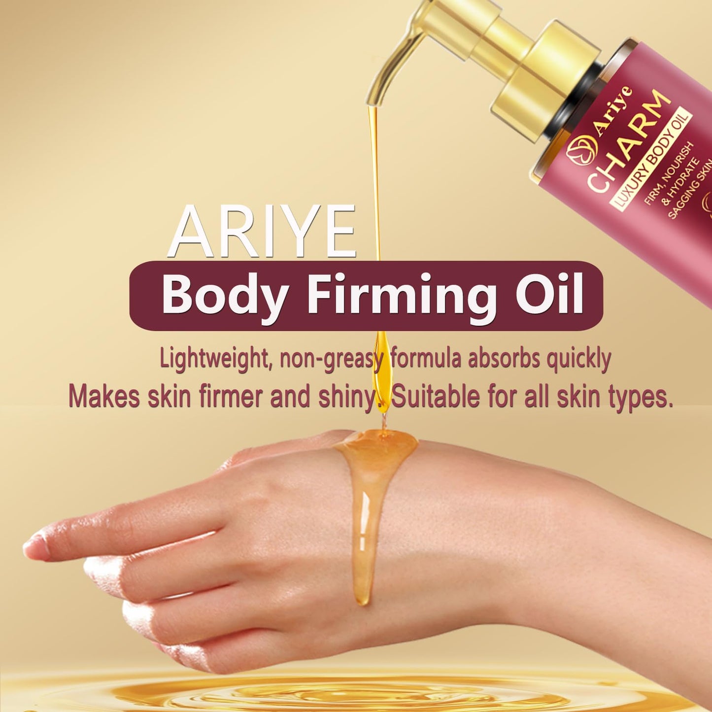 Body Firming Oil Glow-Remedy body oil for women,Body Oil After Shower Tightening&Hydrating Treatment for Arms,Legs,Stomach&Body,Natural Firming Oil for Dry Skin,Non-Greasy Body Serum-(4.06 Oz) 2pack
