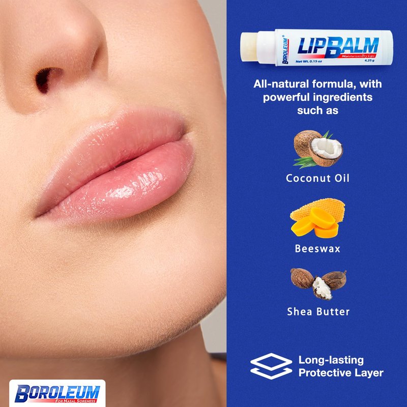 Natural Lip Balm | Best Chapped Lip Moisturizer for Dry, Cracked Lips | All-Natural Ingredients | 2-Pack, 4.25g Tubes