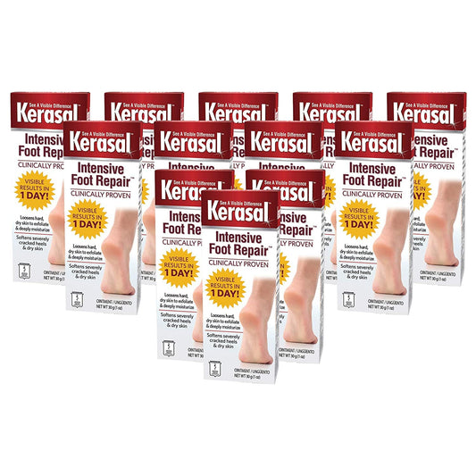 Kerasal Intensive Foot Repair Ointment - 1 oz (3-Pack) for Cracked Heels & Dry Skin