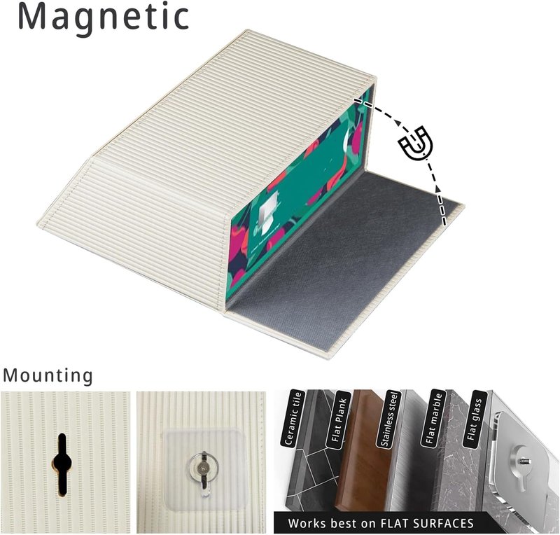 Hand Towel Holder - PU Leather Case for Kleenex Disposable Towels | Stylish & Durable Design