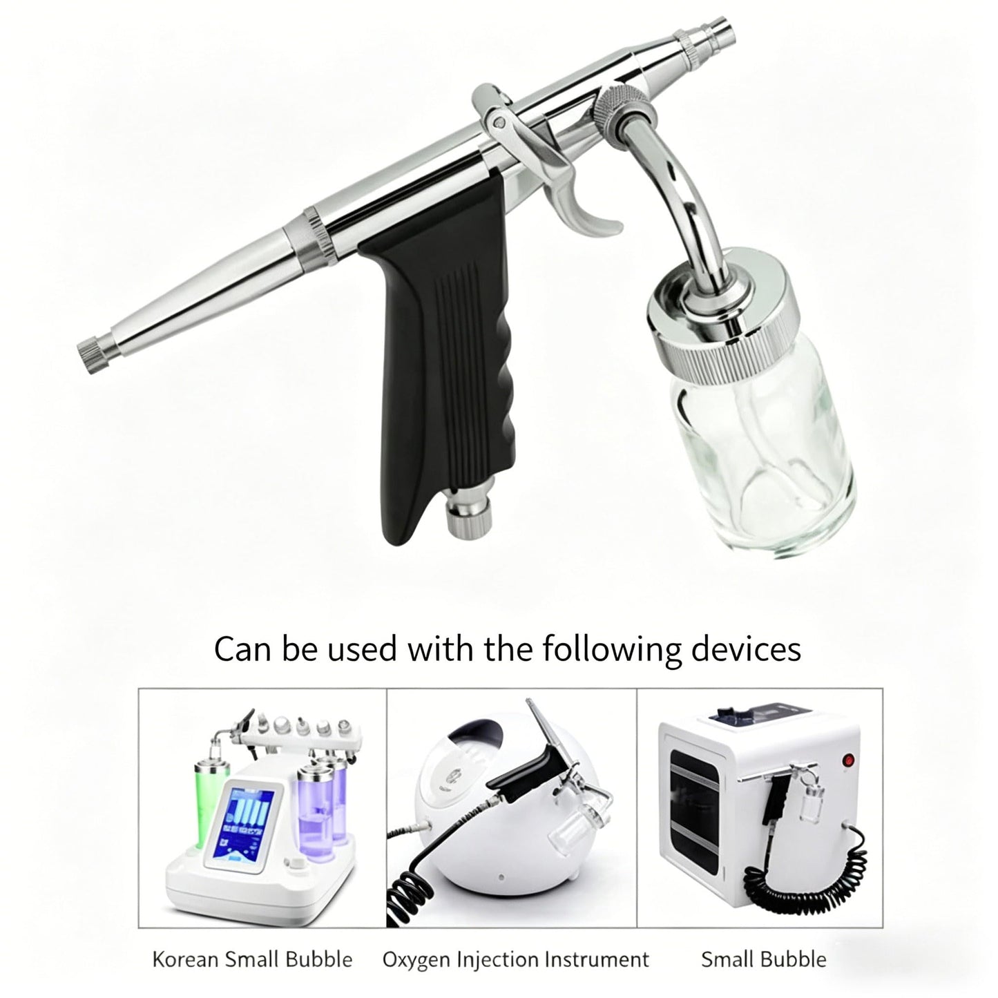 DUIMIMI Facial Oxygen Injector Spray Gun Deep Moisturizing Skin Rejuvenation, Atomization Fine Mist Sprayer for Hydrating, Oil Control Portable Home Beauty Salon Use