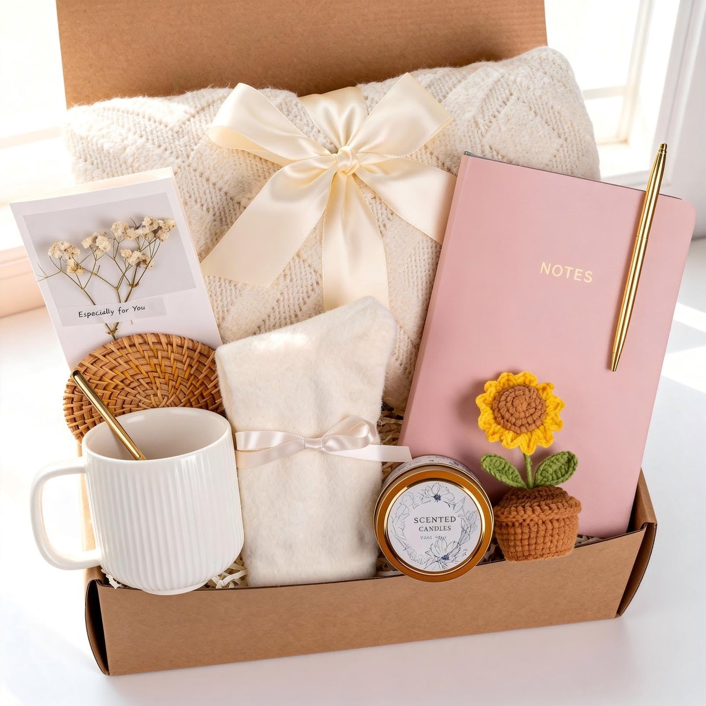 Birthday Gift for Women Friendship, Gifts for Women Birthday Unique Self Care Package Gifts Basket for Best Friend, Sister, Mom, Teen Girls, Wife, Girlfriend, Coworker