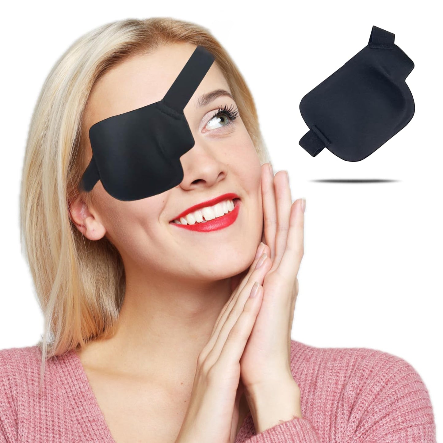 THSIREE 3D Eye Patch, Medical Eye Patches for Adults Kids, 3D Amblyopia Lazy Eye Patches for Right Eye