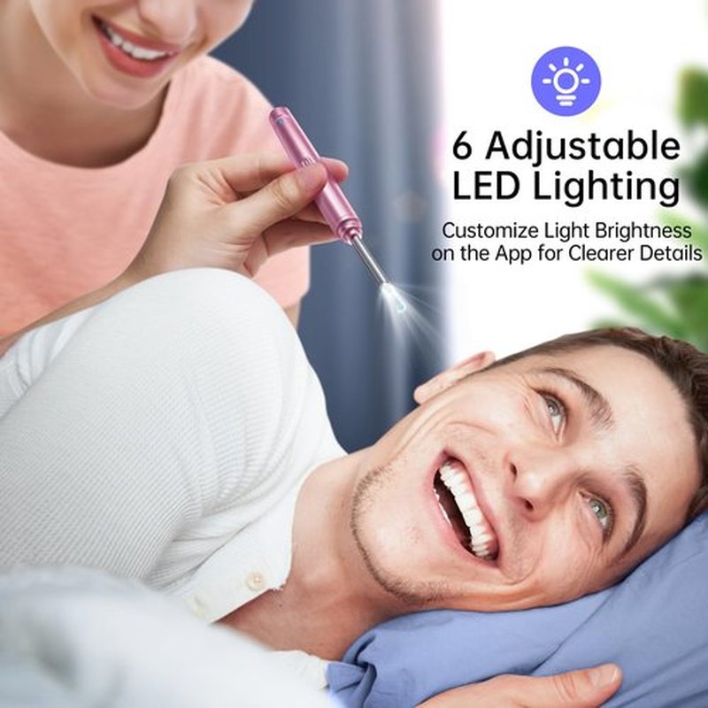 Ear Wax Removal Tool Camera, 1296P HD Camera and 6 LED Lights, Ear Cleaner with Camera, 1296P HD Camera and 6 LED Lights, Ear Cleaning kit, Ear Wax Removal Kit