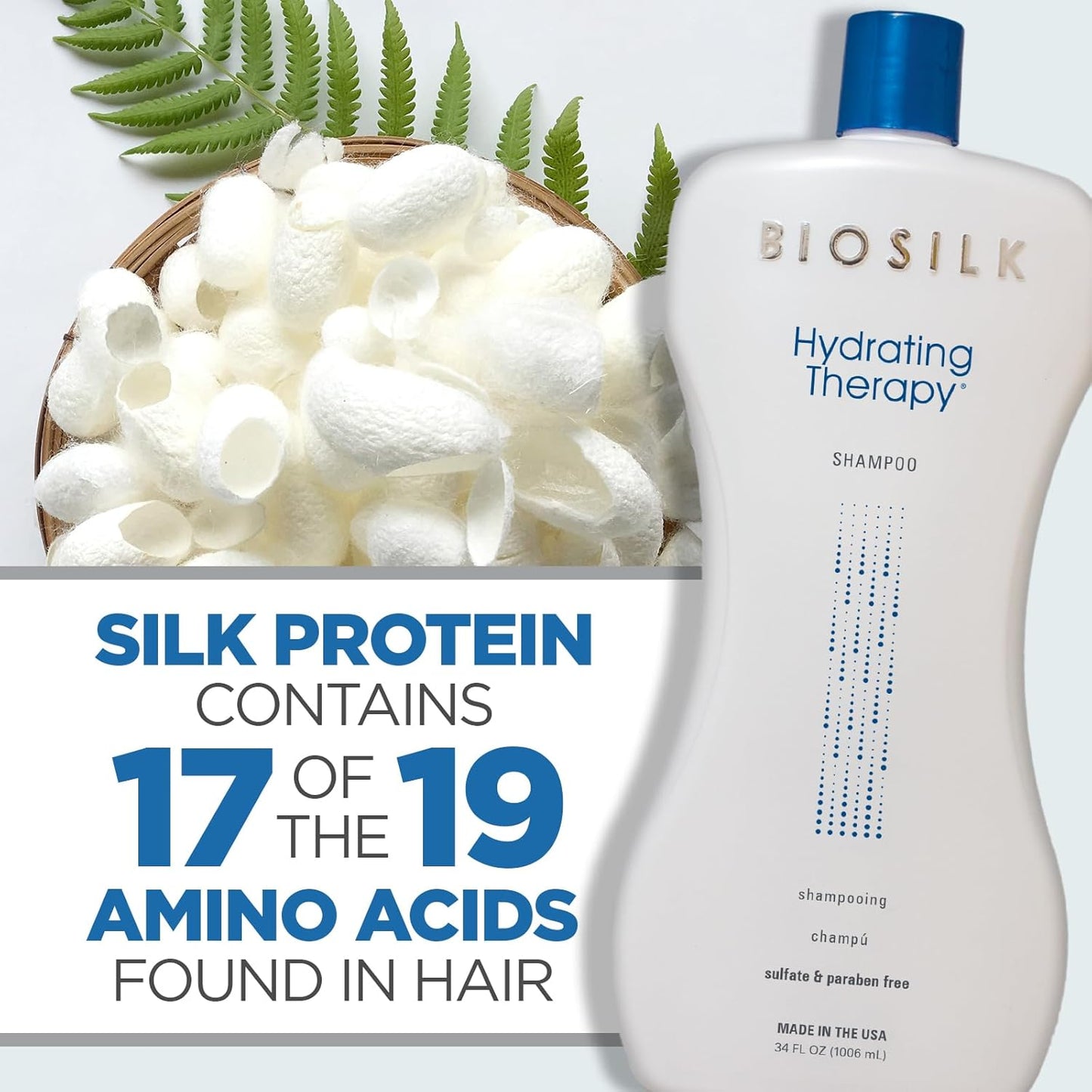 Biosilk Hydrating Therapy Conditioner 34oz - Moisturizing & Nourishing Formula