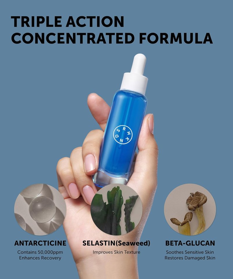 Deep Antarctic Serum - Lifting & Plumping Korean Skincare with Antarcticine™ | Vegan & Cruelty-Free - 1.01 fl. oz.