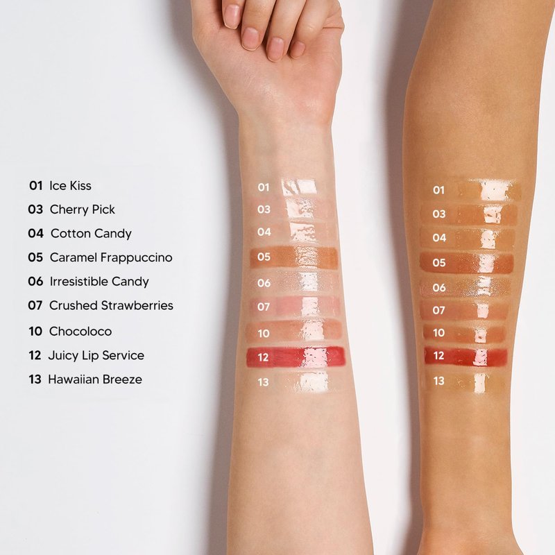 Ruby Kisses Jellylicious Lip Gloss, High-Shine Non-Sticky Hydrating Plump