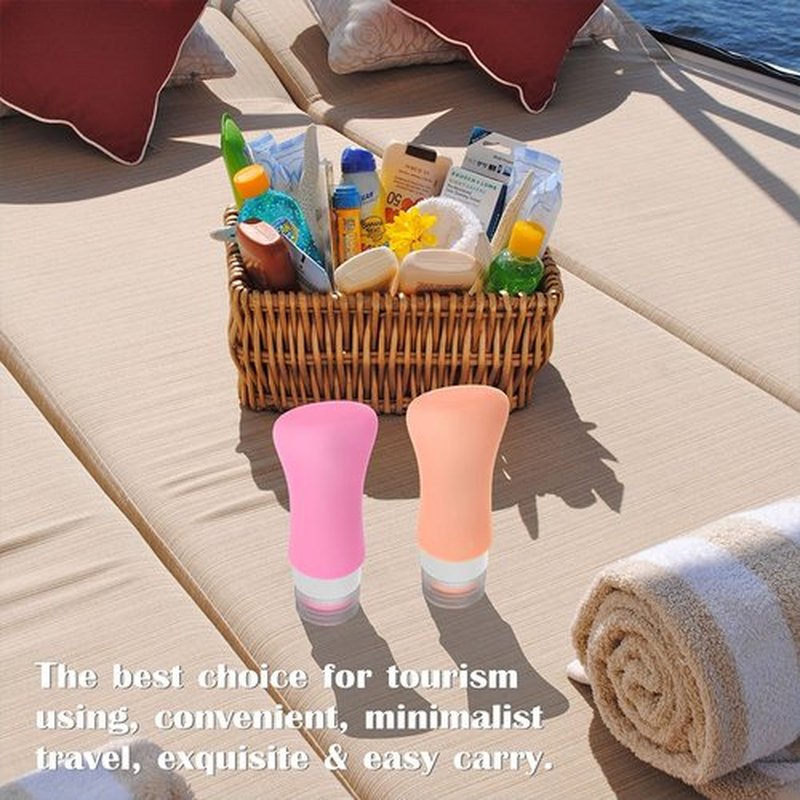 14 Pack Travel Bottles, TSA Approved Containers, 3oz Leak Proof Travel Accessories Toiletries, Travel Shampoo And Conditioner Bottles, Perfect for Business or Personal Travel Essentials