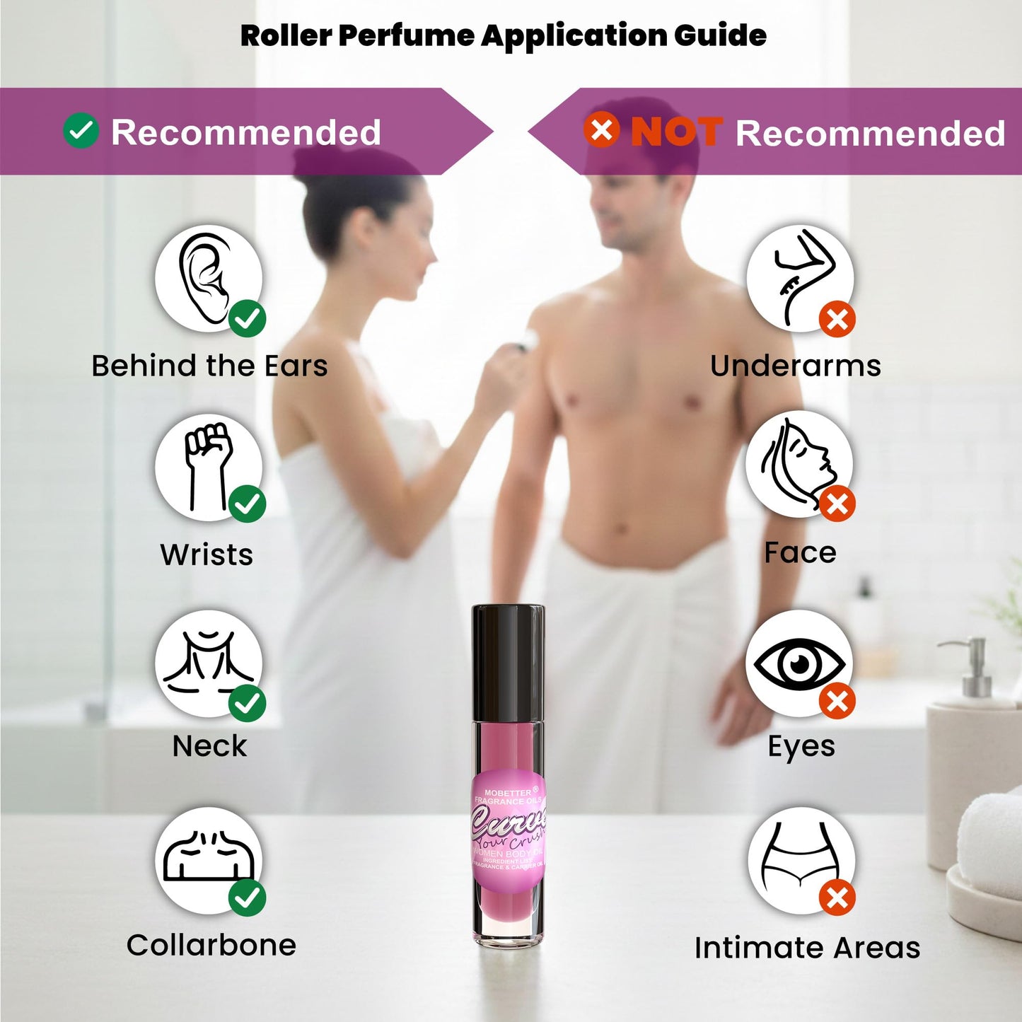 MOBETTER FRAGRANCE OILS Curve Your Crush Women Fragrance Body Oil