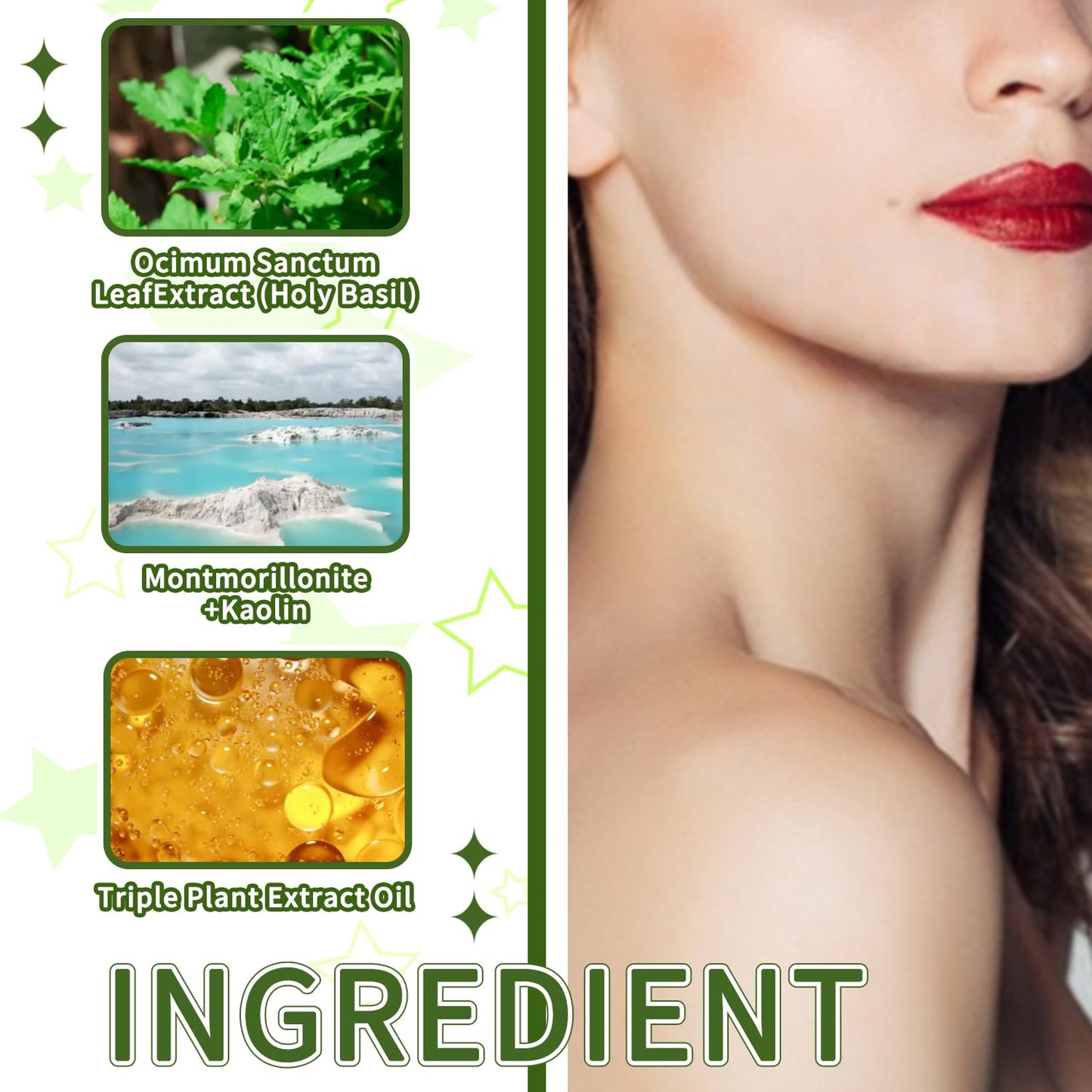 ZYGCDZ Holy Basil Bubble Deep Cleansing Mask with Carbonated Water for Pore Cleansing & Blackhead Removal, Korean Clay Bubble Wash-Off Facial Pack, 90g / 3.17 oz (01)