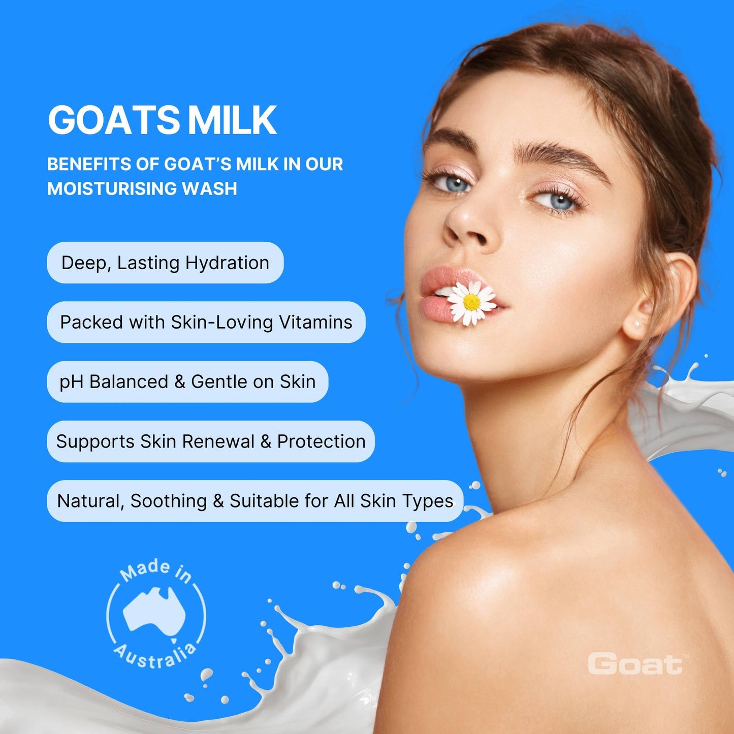 Goat Soap Moisturizing Body Wash Duo Pack Original