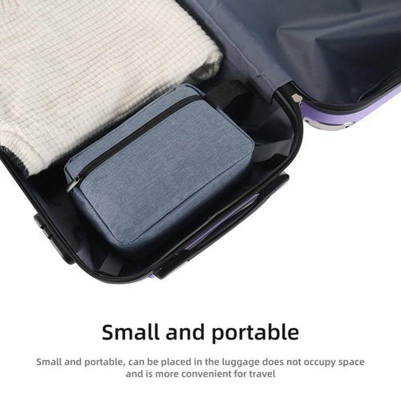 Icramsy Travel Toiletry bag Toiletry bag for women men Hanging toiletry bag Cosmetic bag Travel accessories for Women Men (Blue)