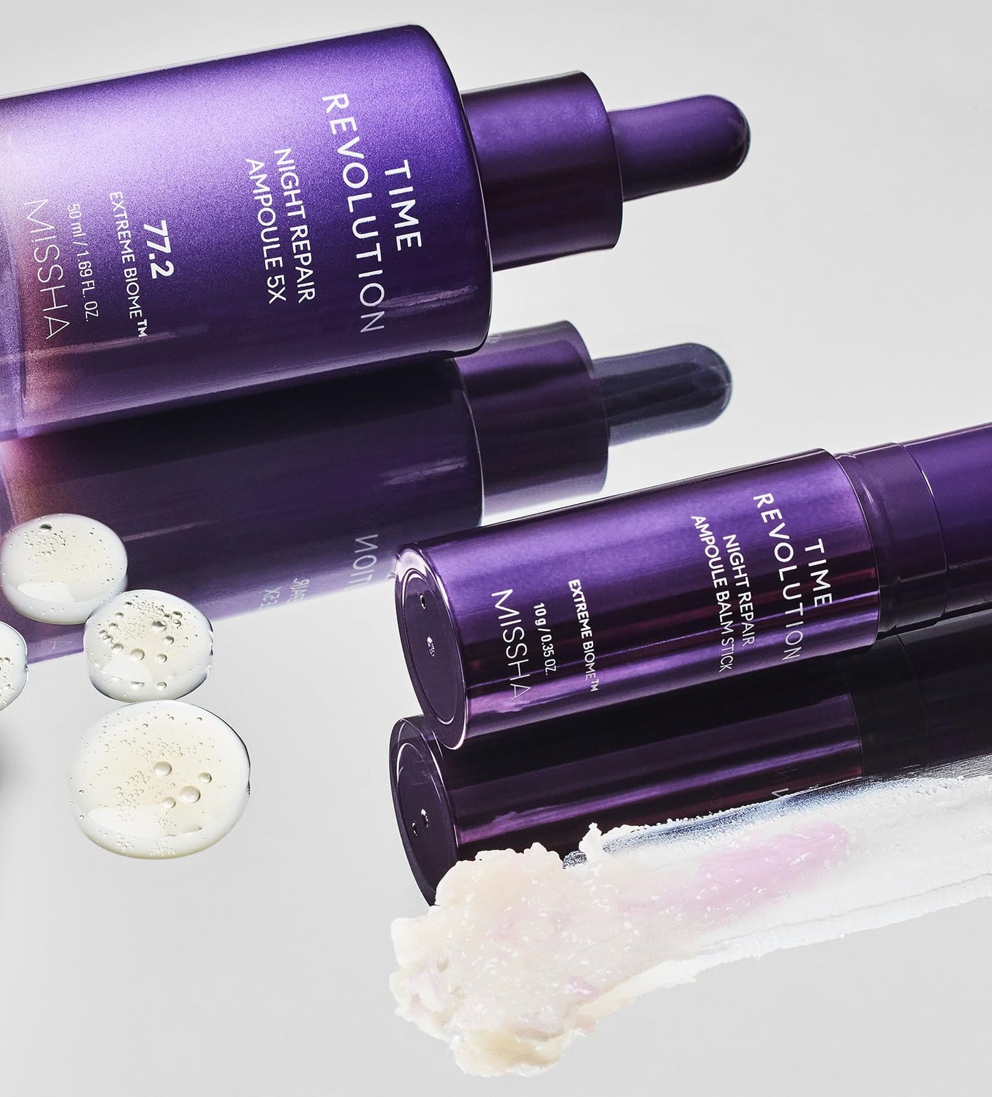 MISSHA Time Revolution Night Repair Ampoule Balm Stick - Defy Aging with the Power of Instant Wrinkle Care and Facial Rejuvenation
