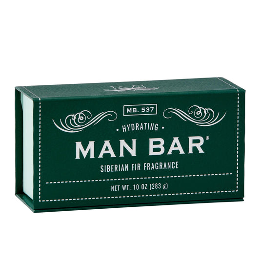 San Francisco Soap Company Siberian Fir Fragrance Man Bar - Hydrating - No Harmful Chemicals - Good for all Skin Types - Made in the USA