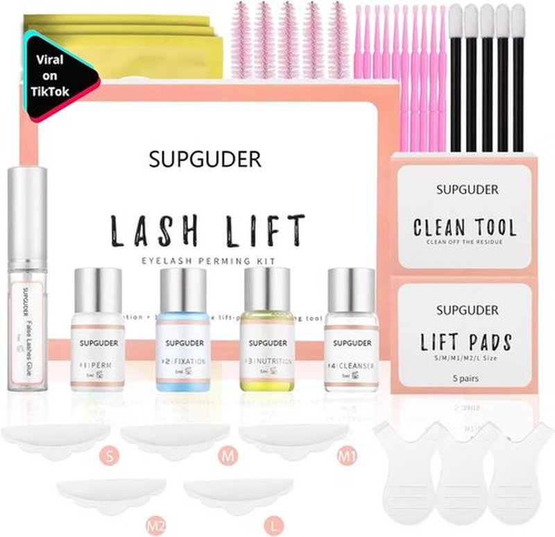 2024 Upgraded Lash Lift Kit for Perming,Curling and Lifting Eyelashes | Semi-Permanent Salon Grade Supplies for Beauty Treatments | Includes Eye Shields,Pads and Accessories