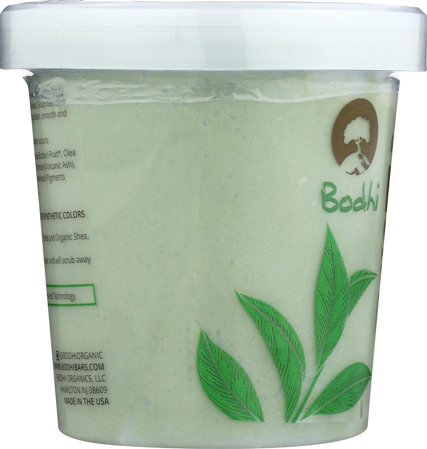 BODHI HANDMADE SOAP White Tea Ginger Whipped Soap, 14 OZ
