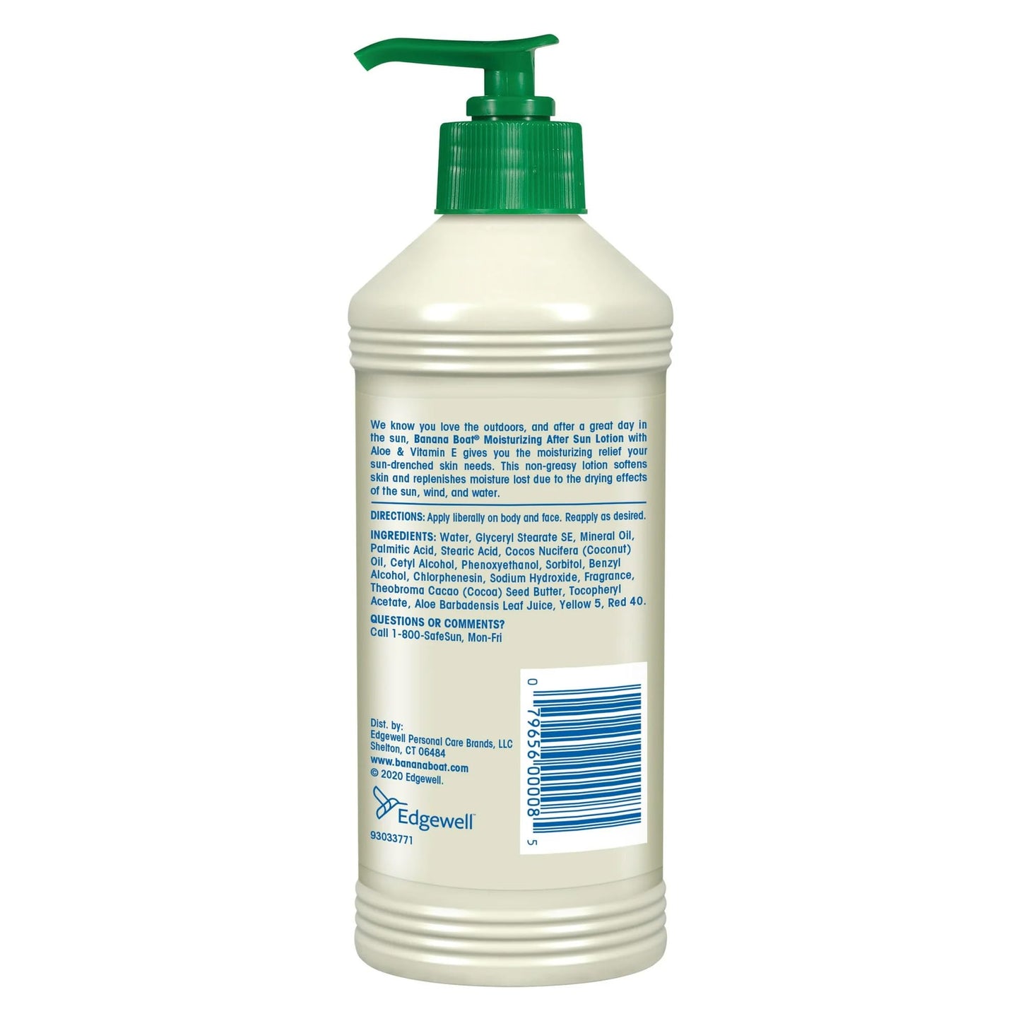 Banana Boat Aloe After Sun Lotion 16 oz (Pack of 5)