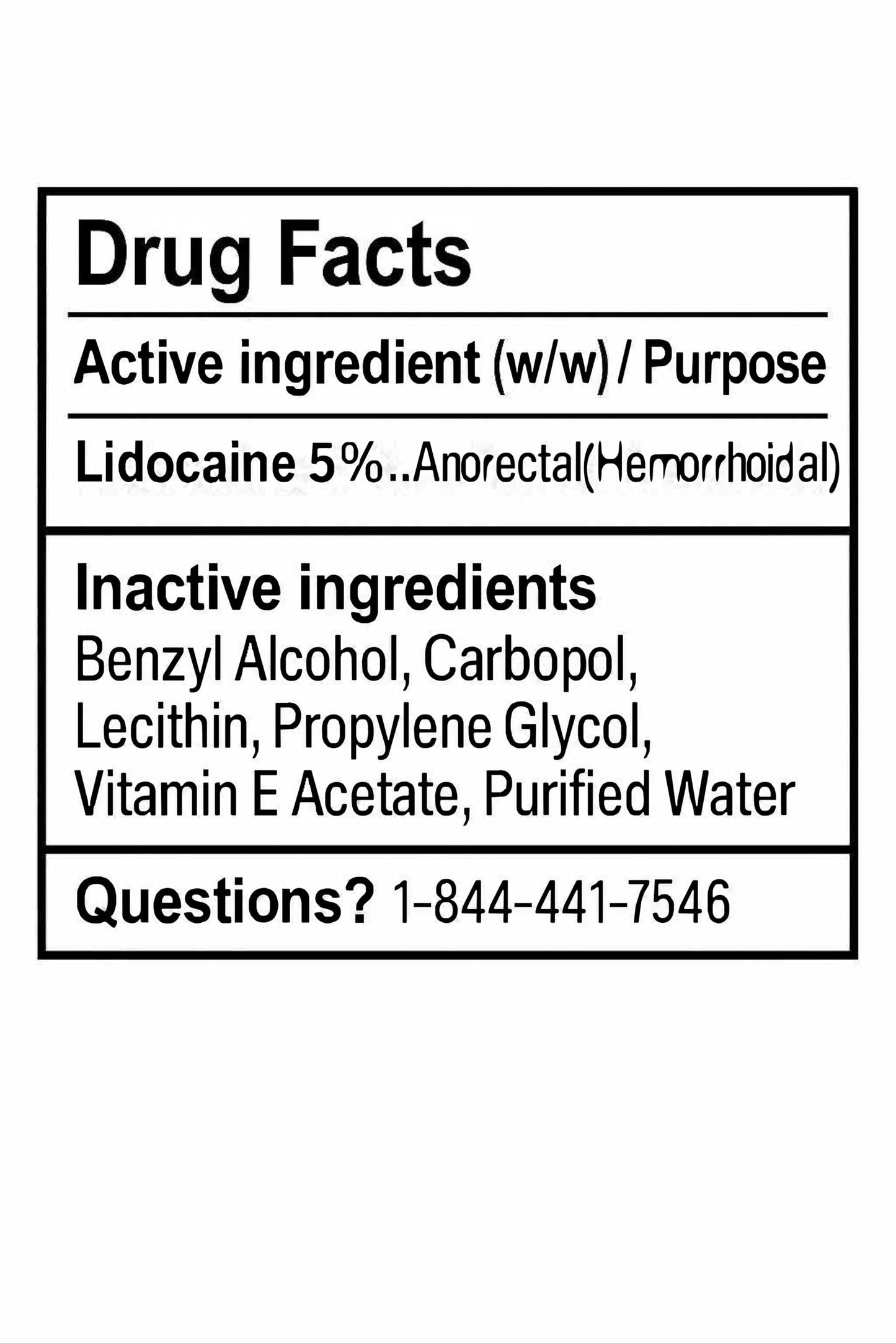 Zensa Numbing Cream 5% Lidocaine, Maximum Strength Topical Anesthetic-Pain Relief, Fast-Absorbing, Long-Lasting, Hypoallergenic Water-Based with Vitamin E, Vegan, Cruelty-Free, 30g, NDC 69805-786-01