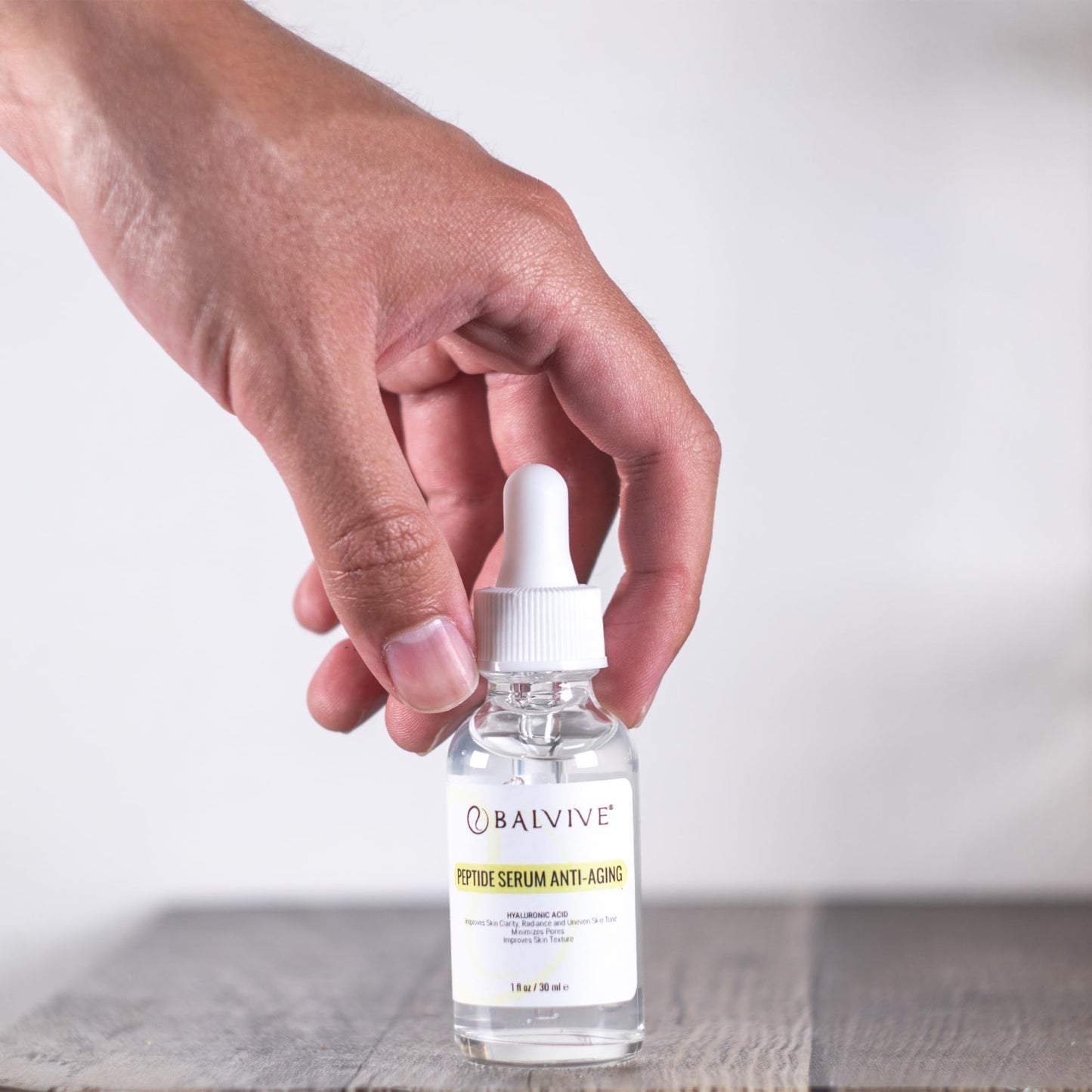 BALVIVE Advanced Peptide Serum for Face with Collagen Boosting, Multi-Peptide Complex, and Growth Factor for Firming, Plumping, for Aging - Hydrating Facial Serum for Women, 1 oz