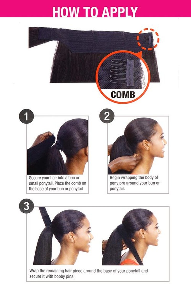 Organique Mastermix Synthetic Pony Pro Wrap Around Ponytail - SUPER CURL 32" (2 Dark Brown)