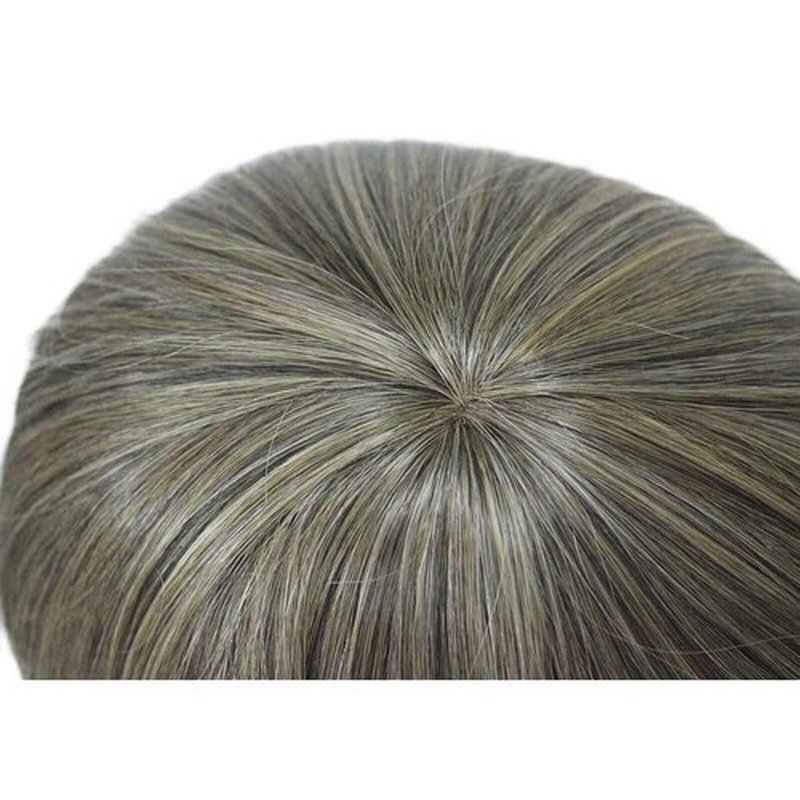Lydell 14" Long Straight Wig Soft Heat Fiber Hair Cute Neat Bang Under Shoulder Full Wig (6T24B)