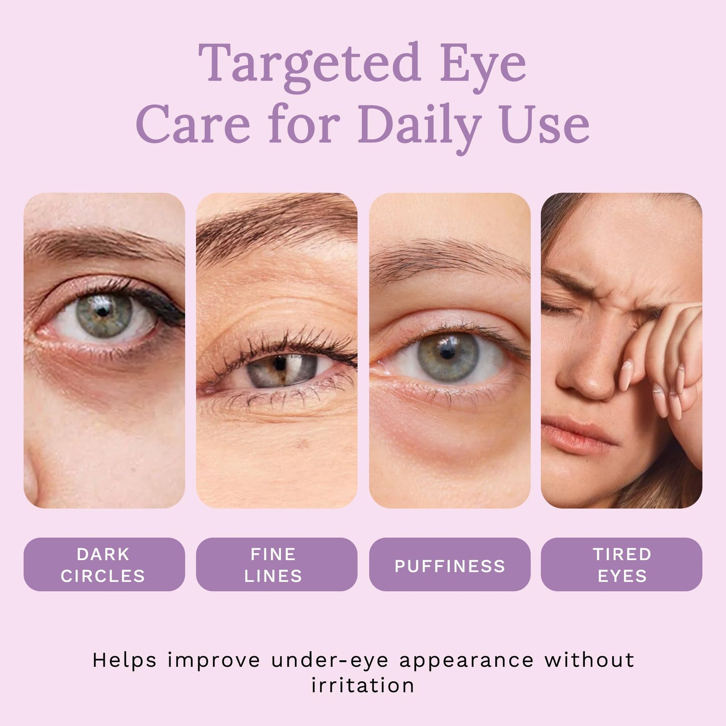 Rejuvaskin Retinoid Eye Cream, Under Eye Cream with Tri-RetinX Complex, Reduces Dark Circles & Puffiness, Anti-Aging Eye Treatment, 20ml