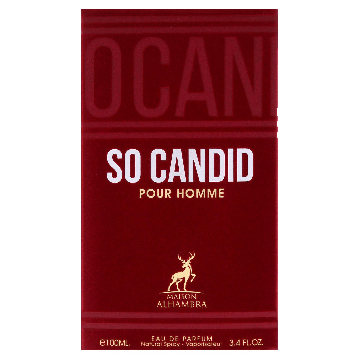 So Candid by Maison Alhambra for Men - 3.4 oz EDP Spray