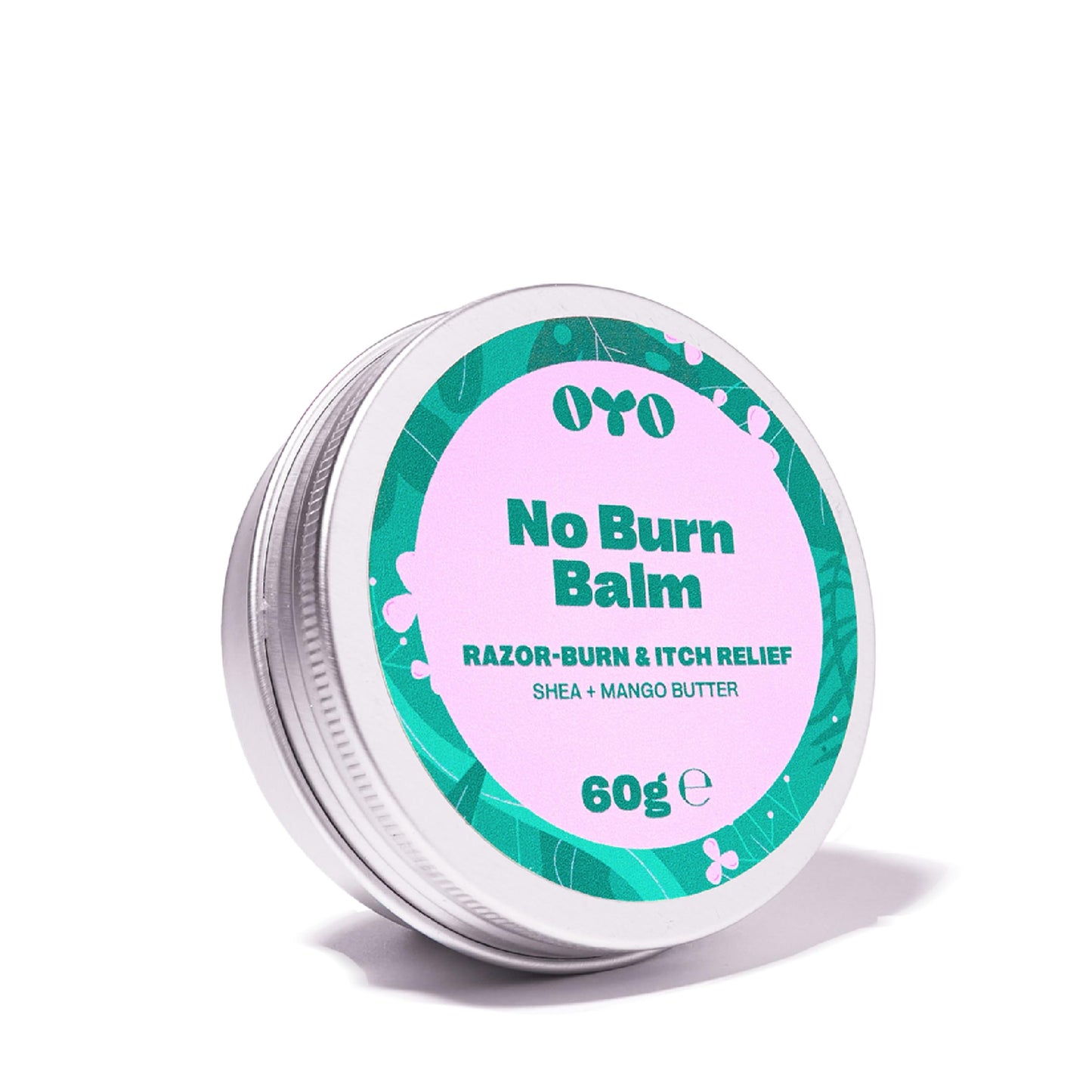 No Burn Balm by OYO – Razor Burn Relief Balm for Bikini Line, Underarms & Intimate Areas, 100% Natural, Fragrance-Free Soothing Formula with Shea Butter, Calendula & Mango Butter, 60 g