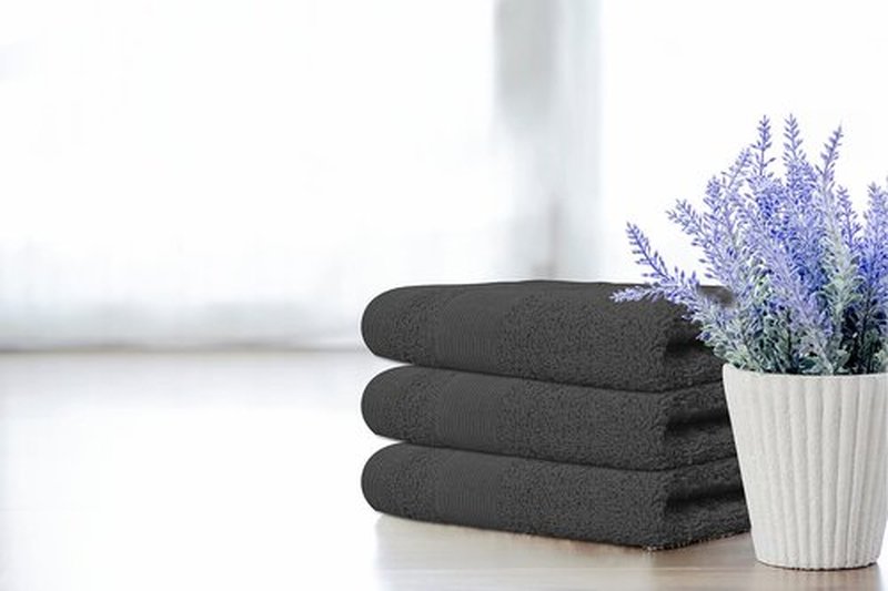 Premium Wash Cloths Pack of 12 (13" x 13" Inches)- 100% Combed Ring Spun Cotton WashCloth - Luxury Washcloths – Ultra Soft Face Towels - Highly Absorbent Wash Cloth for Face (Grey)