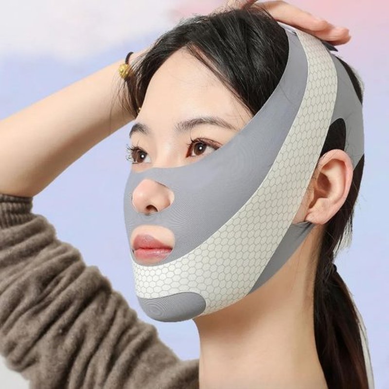 ALIUHYUKD One-piece face shaping bandage, V face lifting, firming face, preventing sagging face sculpting mask