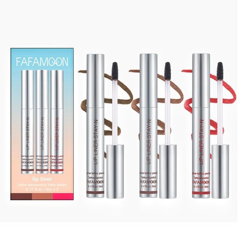 Peel Off Lip Liner Stain, Timbersonic Peel Off Lip Stain, Boulari Lip Stain Peel, Long-Lastin, Waterproof, Smudge-Proof Peel Off Lip Stain | Lightweight, Non-Sticky Lip Stain Peel Off (4#+5#+6#)