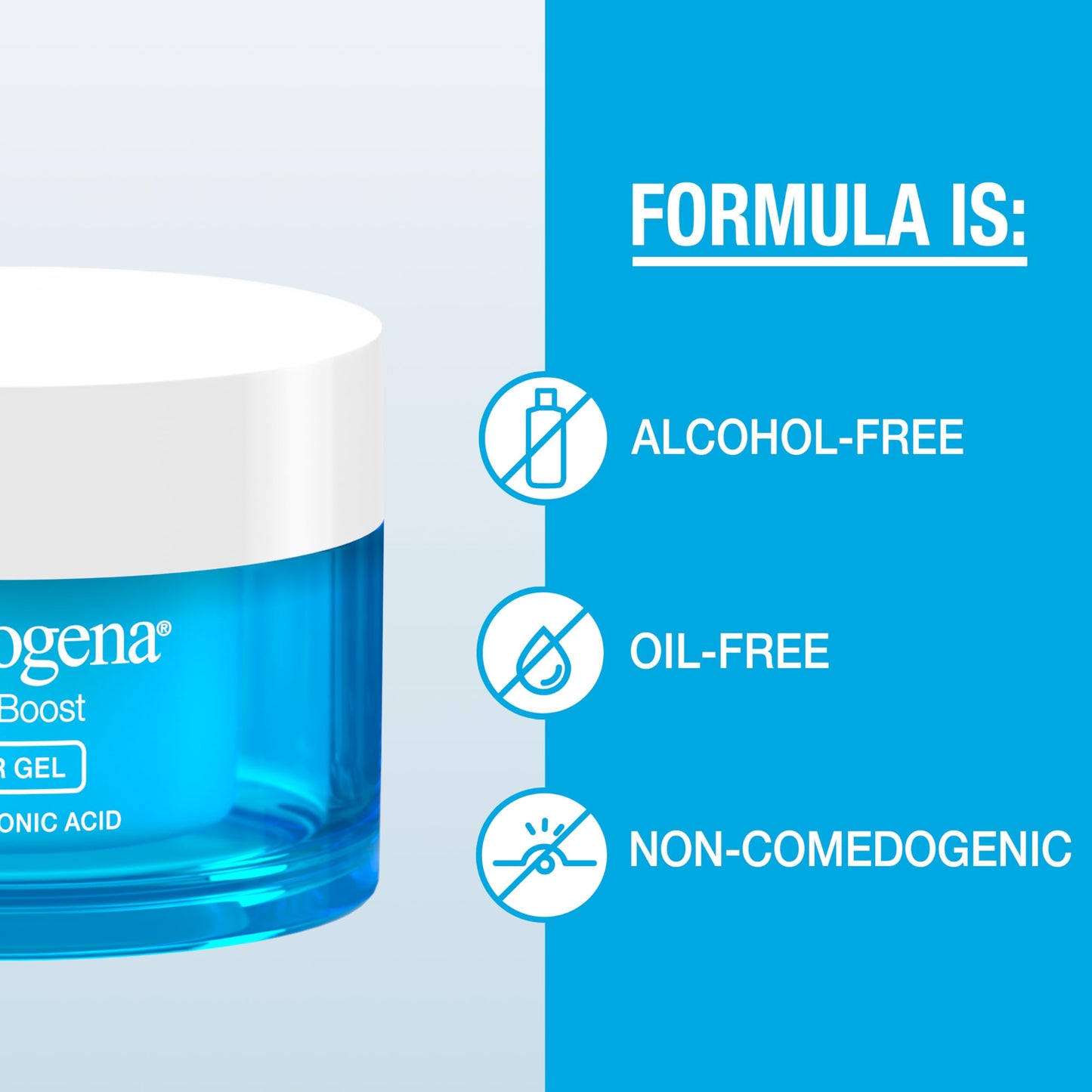 Neutrogena Hydro Boost Water Gel Daily Facial Moisturizer with Hyaluronic Acid, 1.7 fl. oz, Hydro Boost Hydrating Facial Cleansing Gel with Hyaluronic Acid, 2 oz, Travel Size