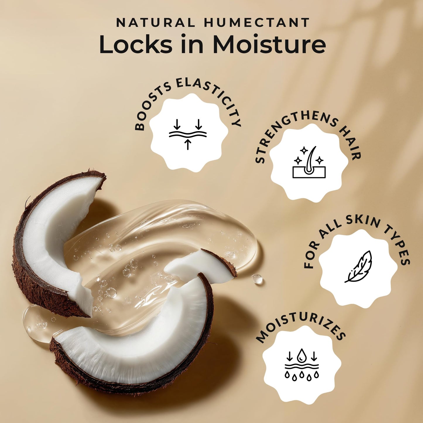 100% Organic Glycerin - For Skin & Hair - Food Grade - USDA Certified - Not From Palm Oil - Perfect Skin and Hair Moisturizer - 4 Fl Oz