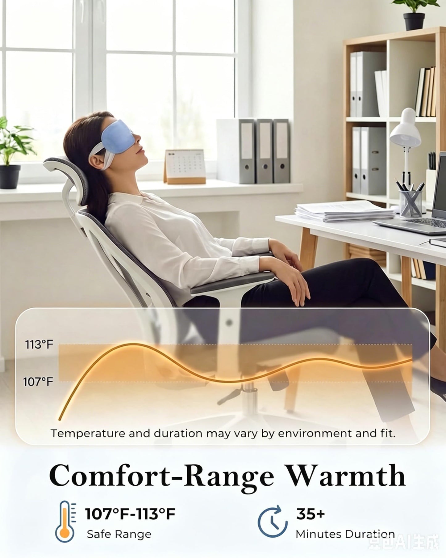 16 Pack Steam Eye Mask for Dry Eyes: Self-Heating Warm Compress for Stye Relief & Digital Eye Strain, FSA&HSA Eligible, Travel & Spa Essential, Disposable, No Microwave, Self-Care Gift, Unscented