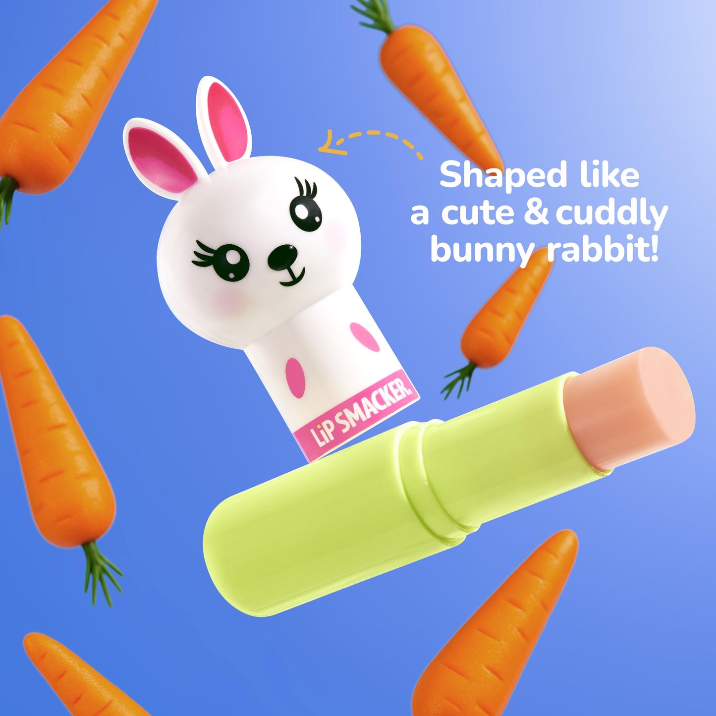 Lip Smacker Lip Balm,Bunny Hoppy Carrot Cake,0.14 Ounce,(Pack of 2)