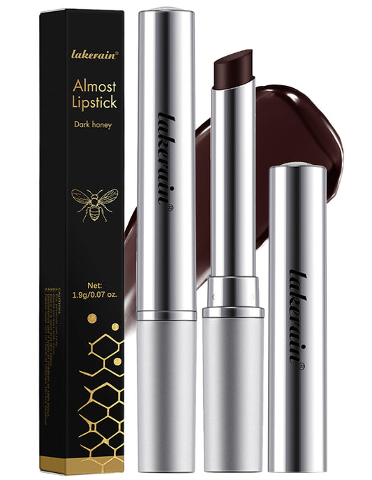 Erinde 2PCS Black Honey Lipstick Tinted Lip Balm, Hydrating Natural Glossy Lip Balm, Sheer Lightweight Color, Moisturizing Lipstick Makeup Lip Care Balm for Repairing Dry Lips