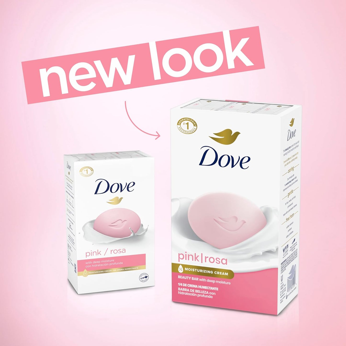 Dove Beauty Bar - Moisturizing Pink Soap | 3.75 Ounce (Pack of 2)