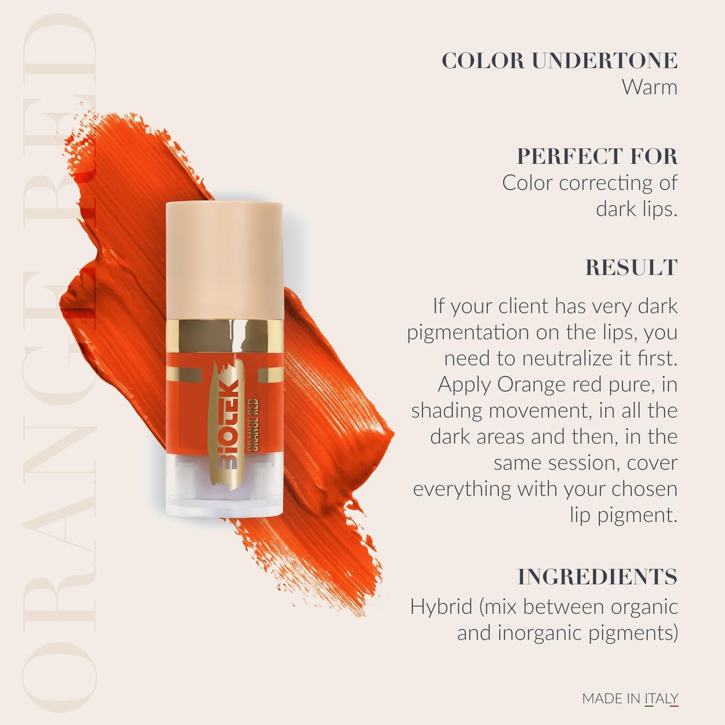 Mixing Corrector Pigment for Permanent Makeup - Made in Italy- White 0,61 fl.oz.