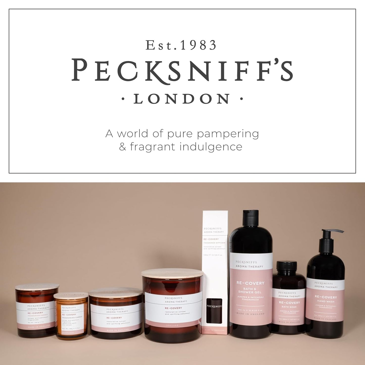 Sandalwood & Vanilla Shower Gel 750ml - Pecksniff's Classic Moisturizing Formula