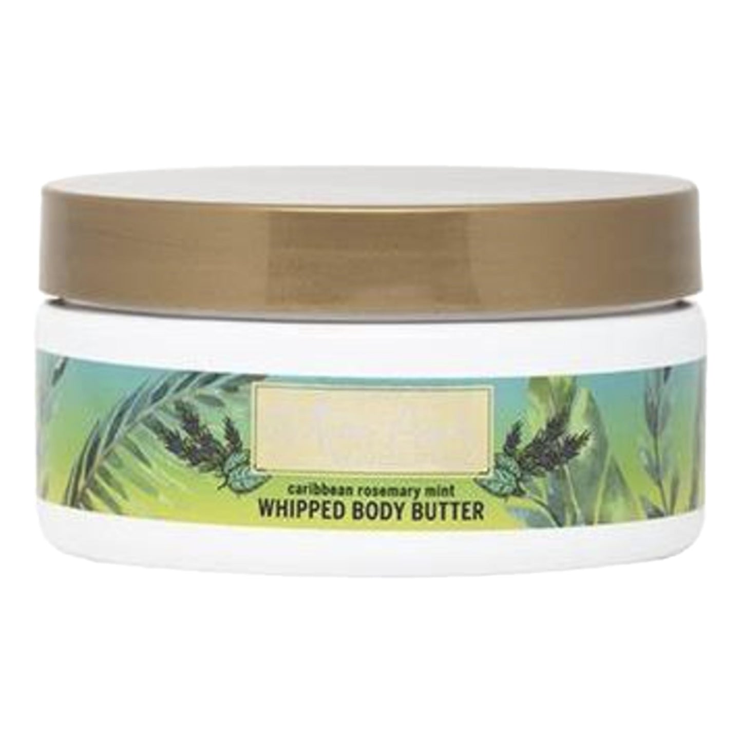 Joyce Giraud Natura Amor Whipped Body Butter, Caribbean Rosemary Mint, Extra Creamy, Ultra Hydrating, Non-Greasy, 8 Oz