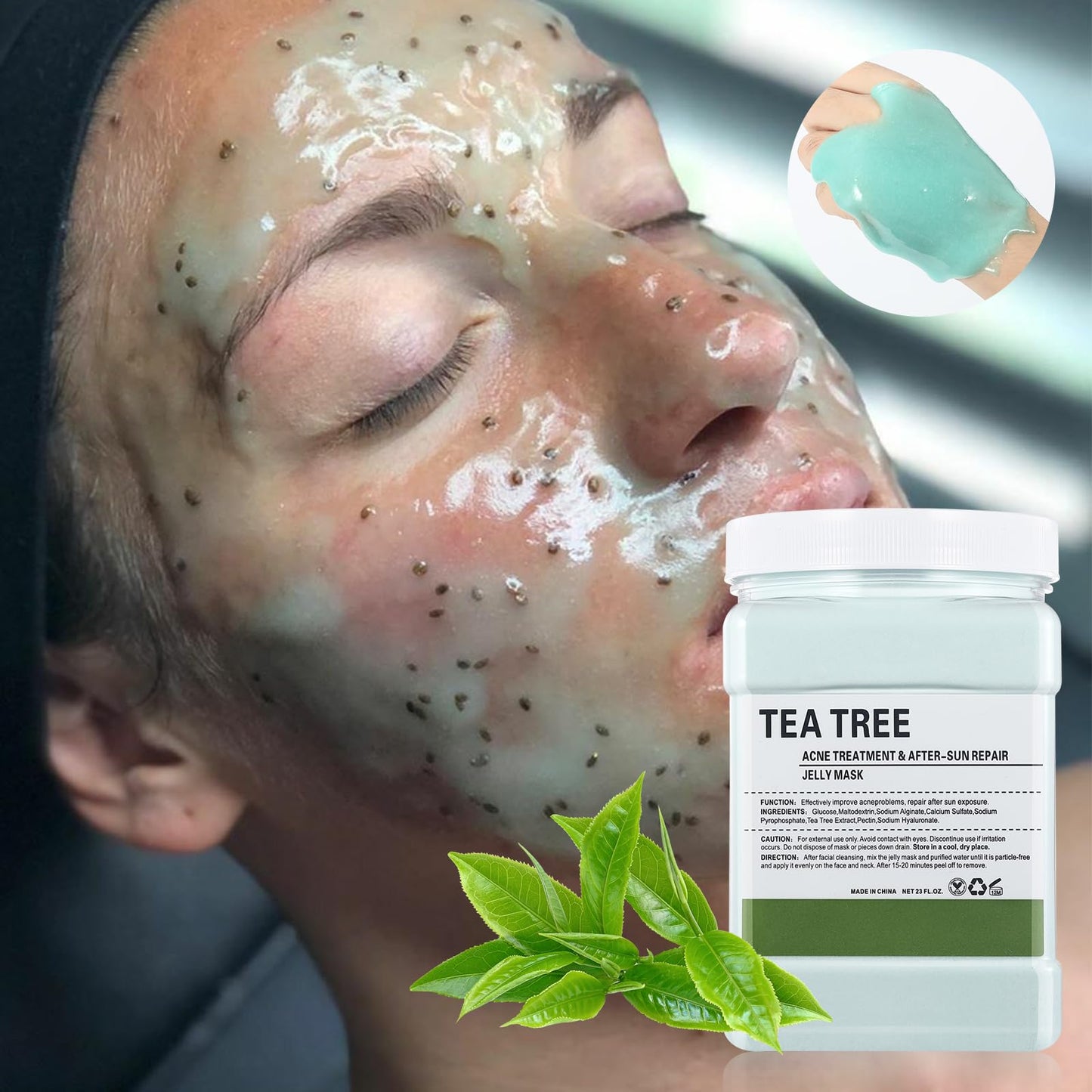 Hydrating & Moisturizing Jelly Masks for Facials Professional,23 oz