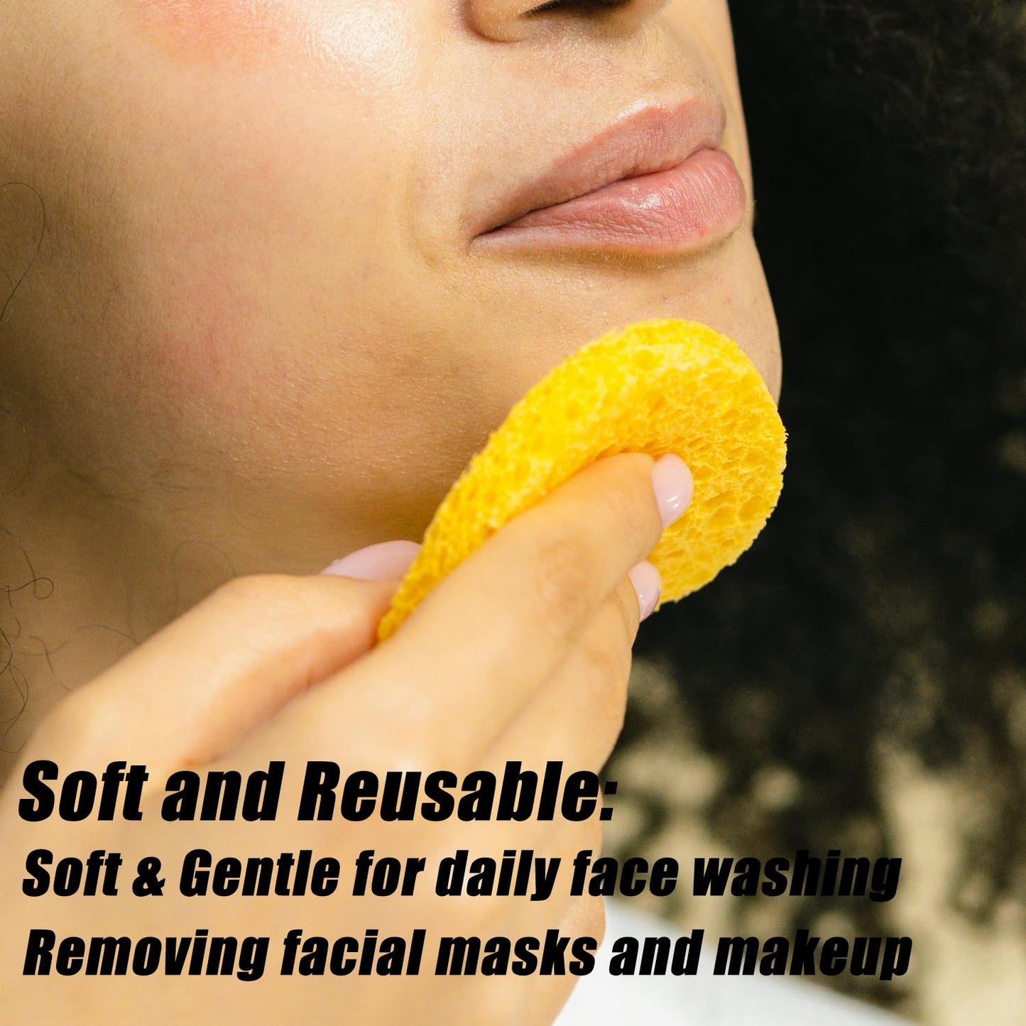 Ocim 15Pcs Compressed Facial Sponges,Face Sponge Compressed for Washing Cleansing and Exfoliating,Pink
