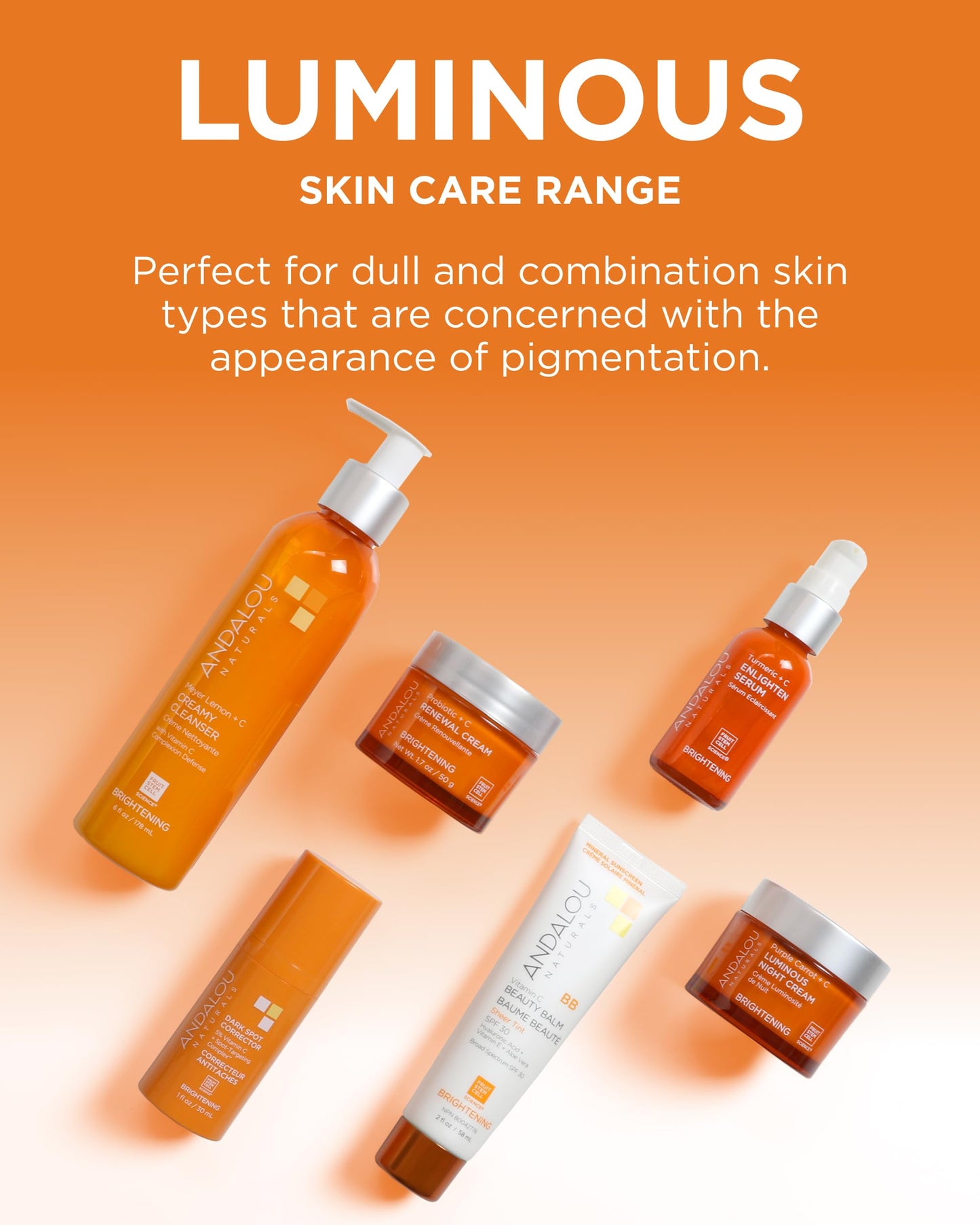 Andalou Naturals Dark Spot Corrector With Vitamin C | Face Serum for Uneven Skin Tone, Boost Radiance & Reduce Wrinkles | Pomegranate Stem Cells and Caffeine | 1 fl oz