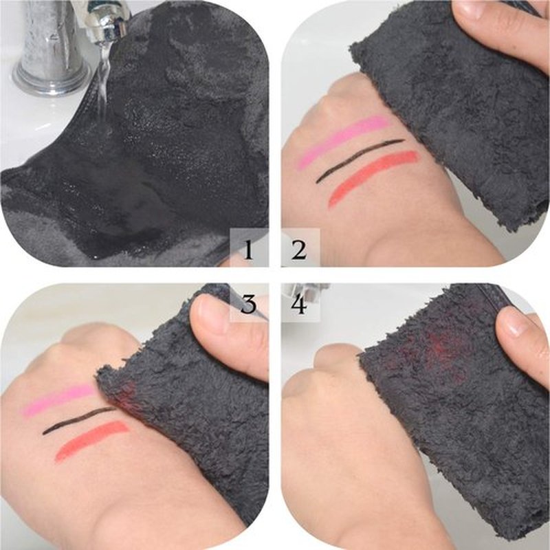SINLAND Microfiber Facial Cloths Fast Drying Washcloth 8inch x 15.7inch Absorbent Face Wash Cloth Soft Makeup Remover Cloths
