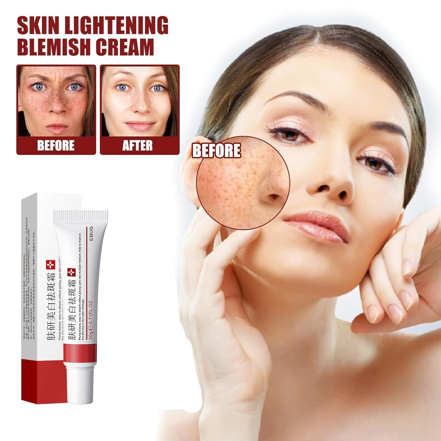 RESOVTE Cremas Para Manchas En La Cara, Cream Skin Tone Imperfections Care, Cremas Para Quitar Manchas De La Cara, Crema Para Manchas En La Cara, Crema Para Las Manchas De La Cara (4PCS)
